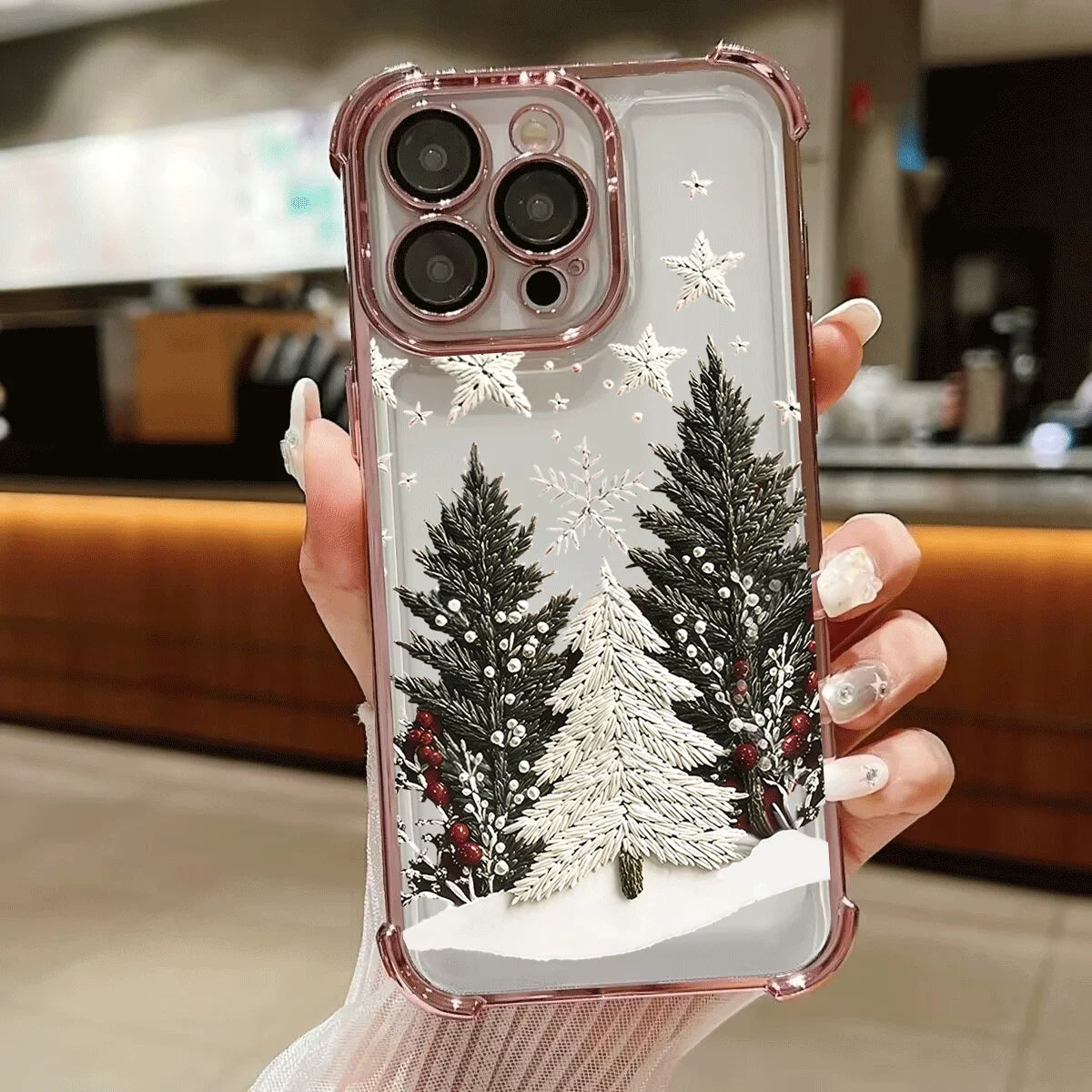 Pixel 10 9 8 Huelle Silikon Transparent Cartoon Muster Schutz