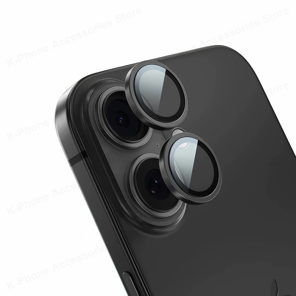 Aluminum camera protective ring for iPhone 17