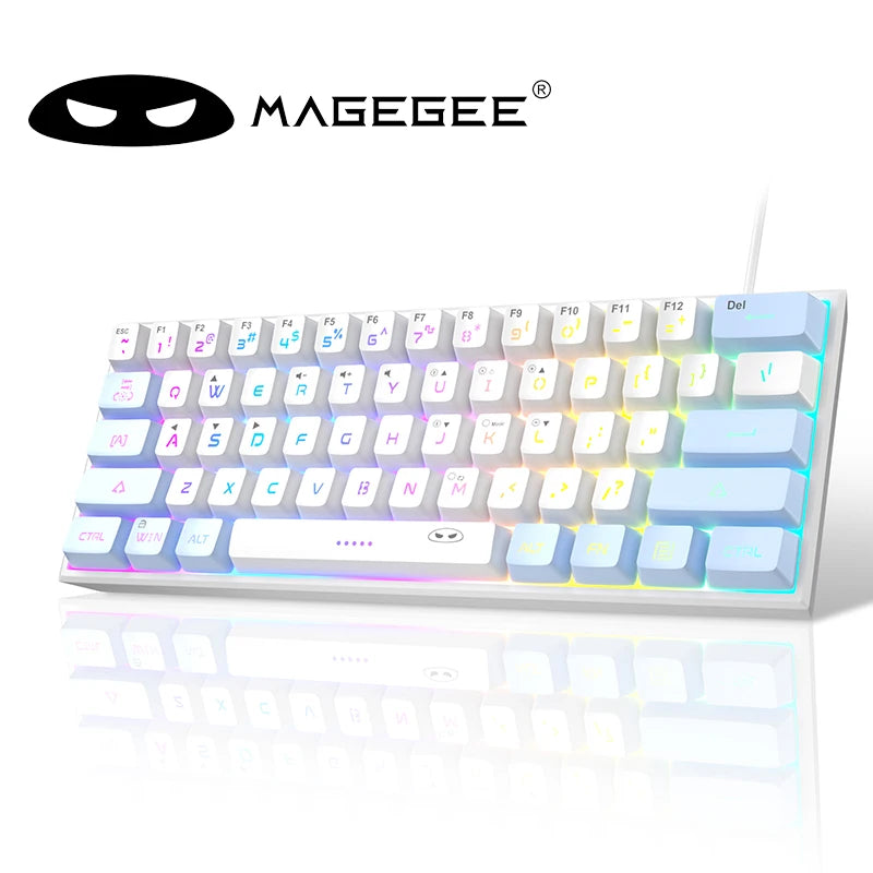 MageGee TS91 60 % Mini RGB Gaming-Tastatur
