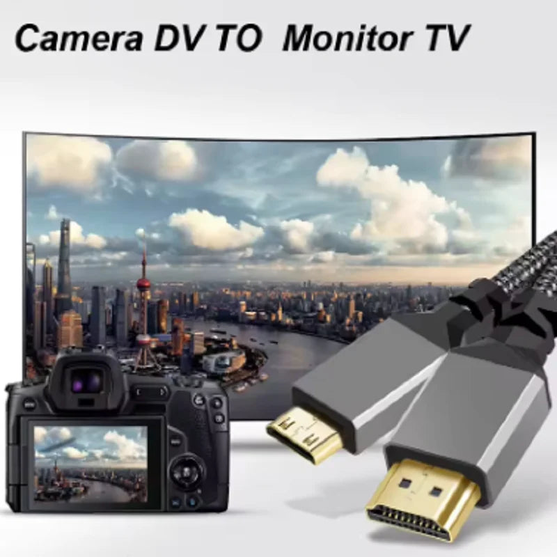 Mini HDMI zu HDMI Kabel 4K 60Hz für Kamera & Co.