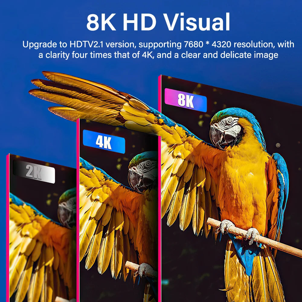 HDMI 2.1 Kabel 8K 60Hz 4K 120Hz für TV & Konsole