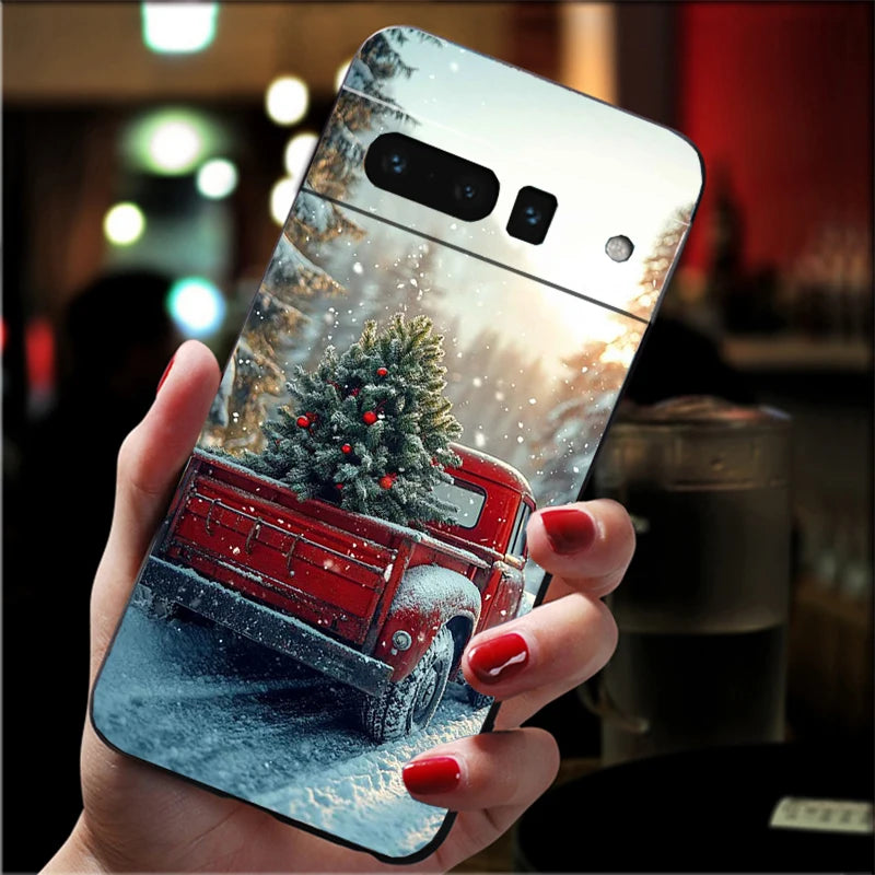 Weihnachts TPU Hülle für Google Pixel 8, 9 & 10
