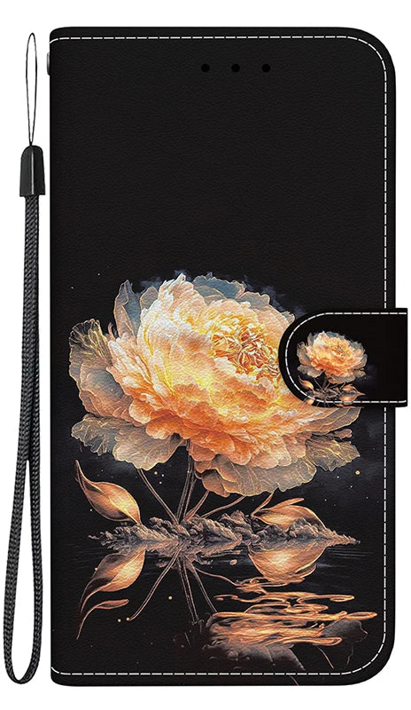 Stand Flip Wallet Case for Samsung Galaxy S25 Cartoon