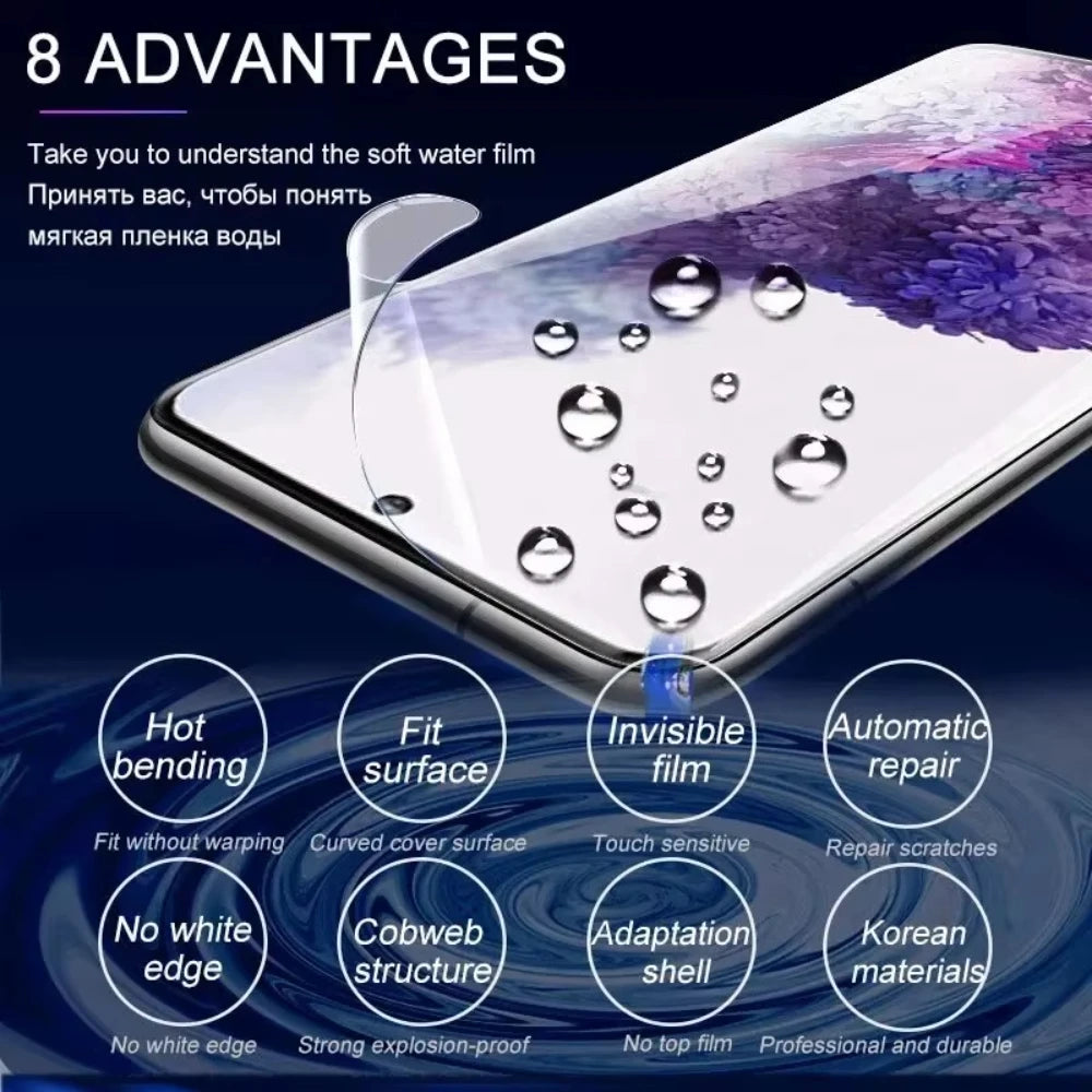 NNBILI 4er Hydrogel Displayschutz Galaxy