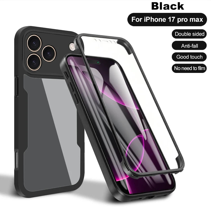 Klare 360 Ganzkörperschutzhülle für iPhone 17 Pro Max