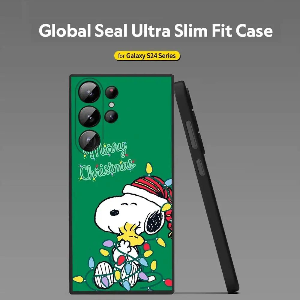 Cartoon Snoopy Weihnachts Handyhülle für Samsung S25