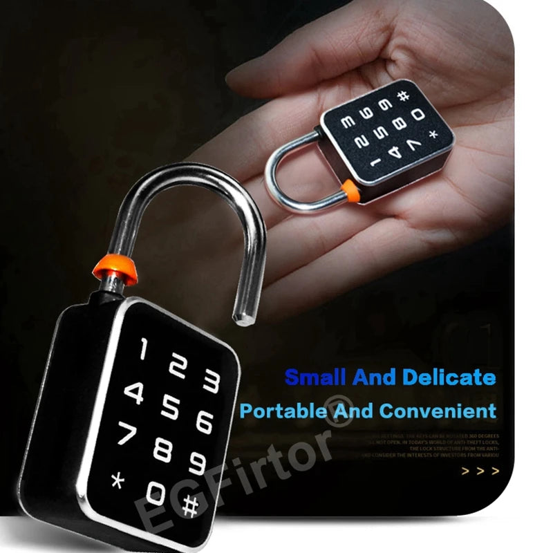 Mini Smart Vorhängeschloss mit Fingerabdruck & App