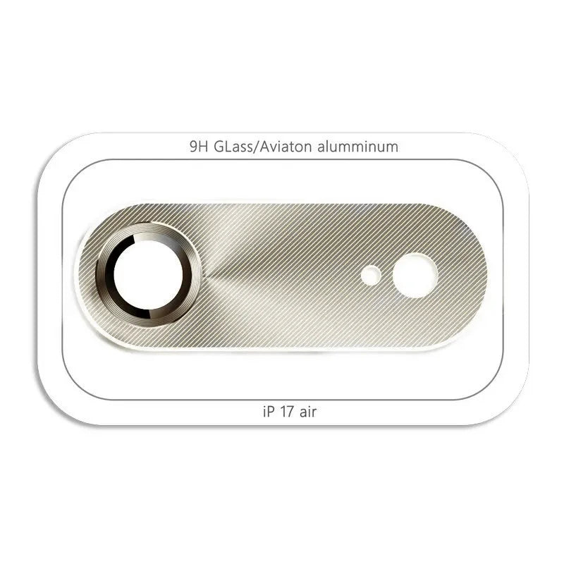 Metall Kamera Glas Schutz für iPhone 17