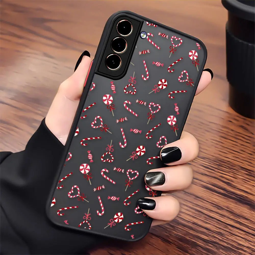 Süße Christmas Candy Handyhülle für Samsung S25