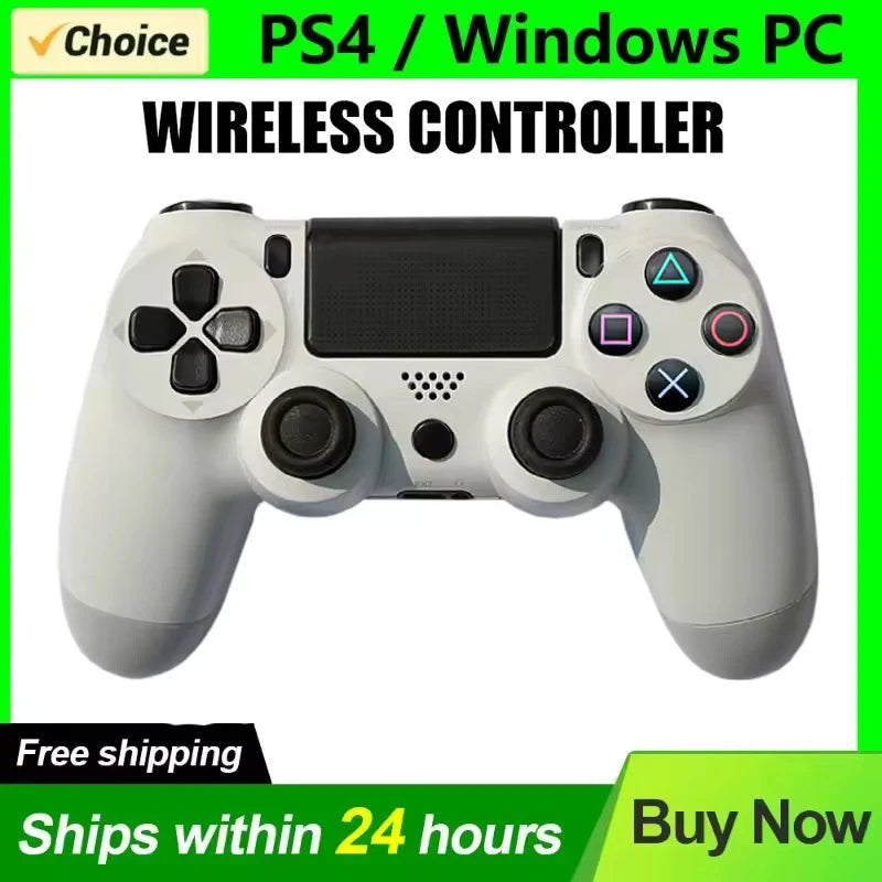 Wireless Gamepad 2025 für PS4/Slim/Pro & PC