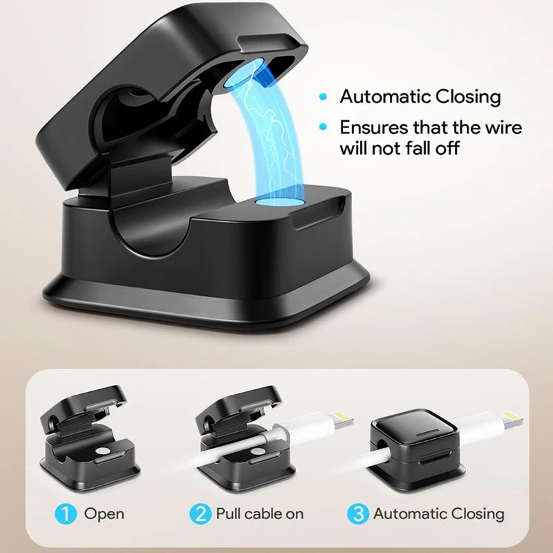 Multifunktionaler Magnetischer Kabelhalter für Büro
