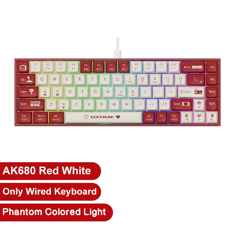 AJAZZ AK680 mechanische 68-Tasten Tastatur