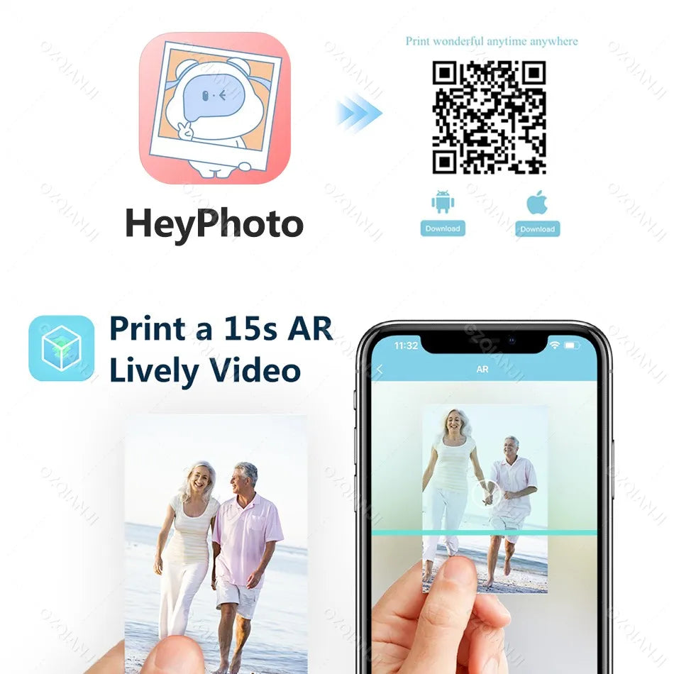 HPRT MT53 Mobiler Mini Fotodrucker mit Zink-Technologie