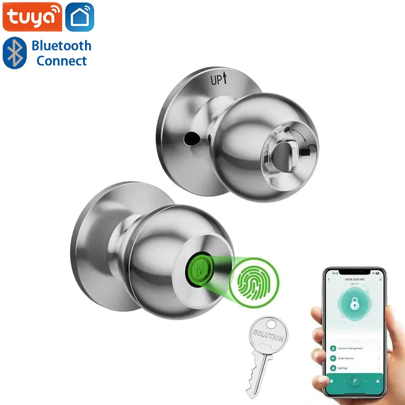 Smartes Türschloss mit Fingerabdruck & Tuya App