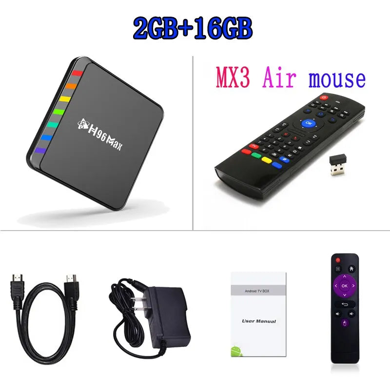 4K Smart TV Box Android 11 mit WiFi6 & Quad Core