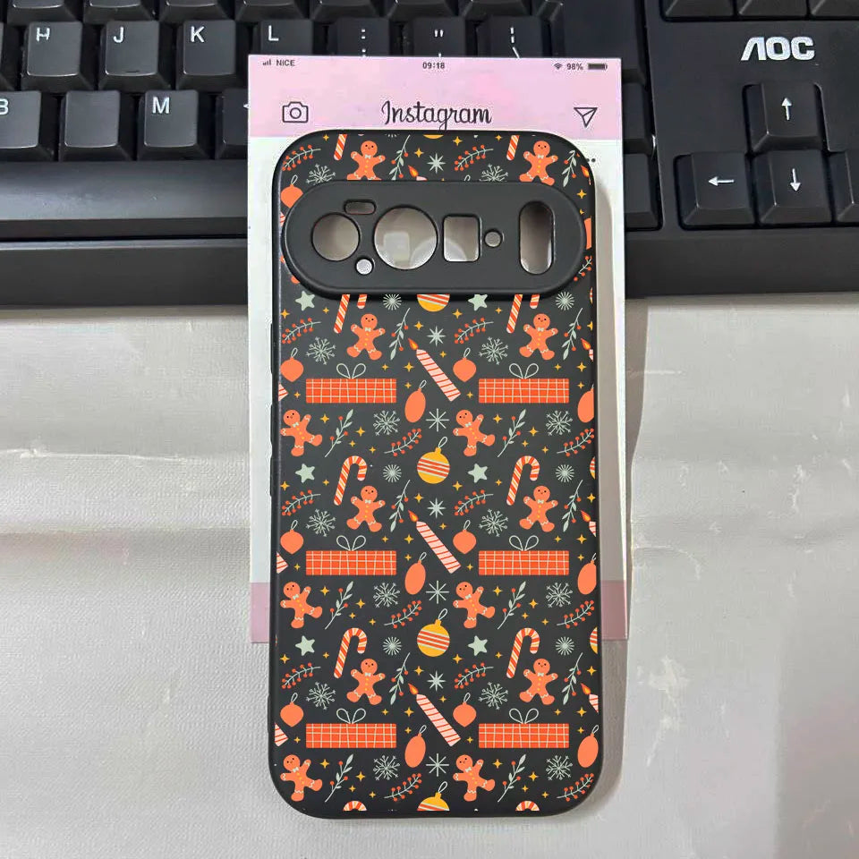 Cute Winter Snowflake Phone Case for Google Pixel 10 9 8