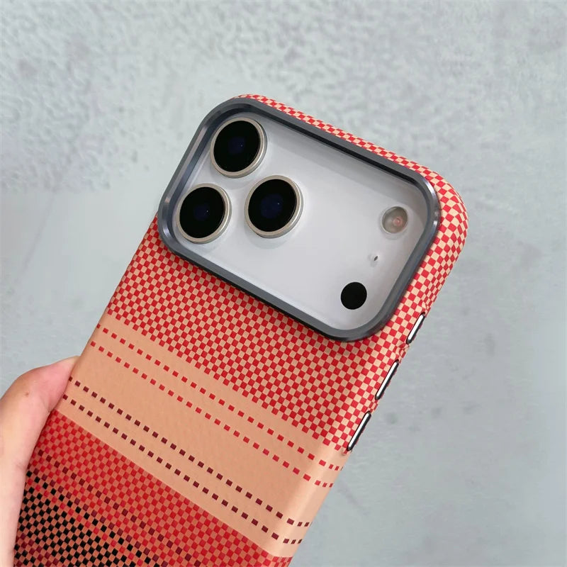 Carbon Farbverlauf Hülle für iPhone 17 Pro Max