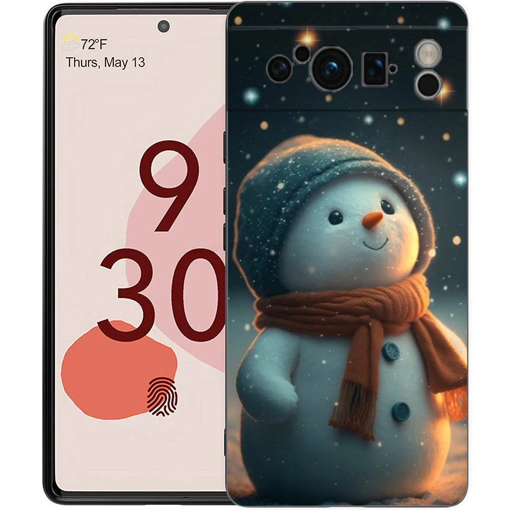 Semi-wrapped TPU silicone case for Google Pixel 8 - shockproof and stylish