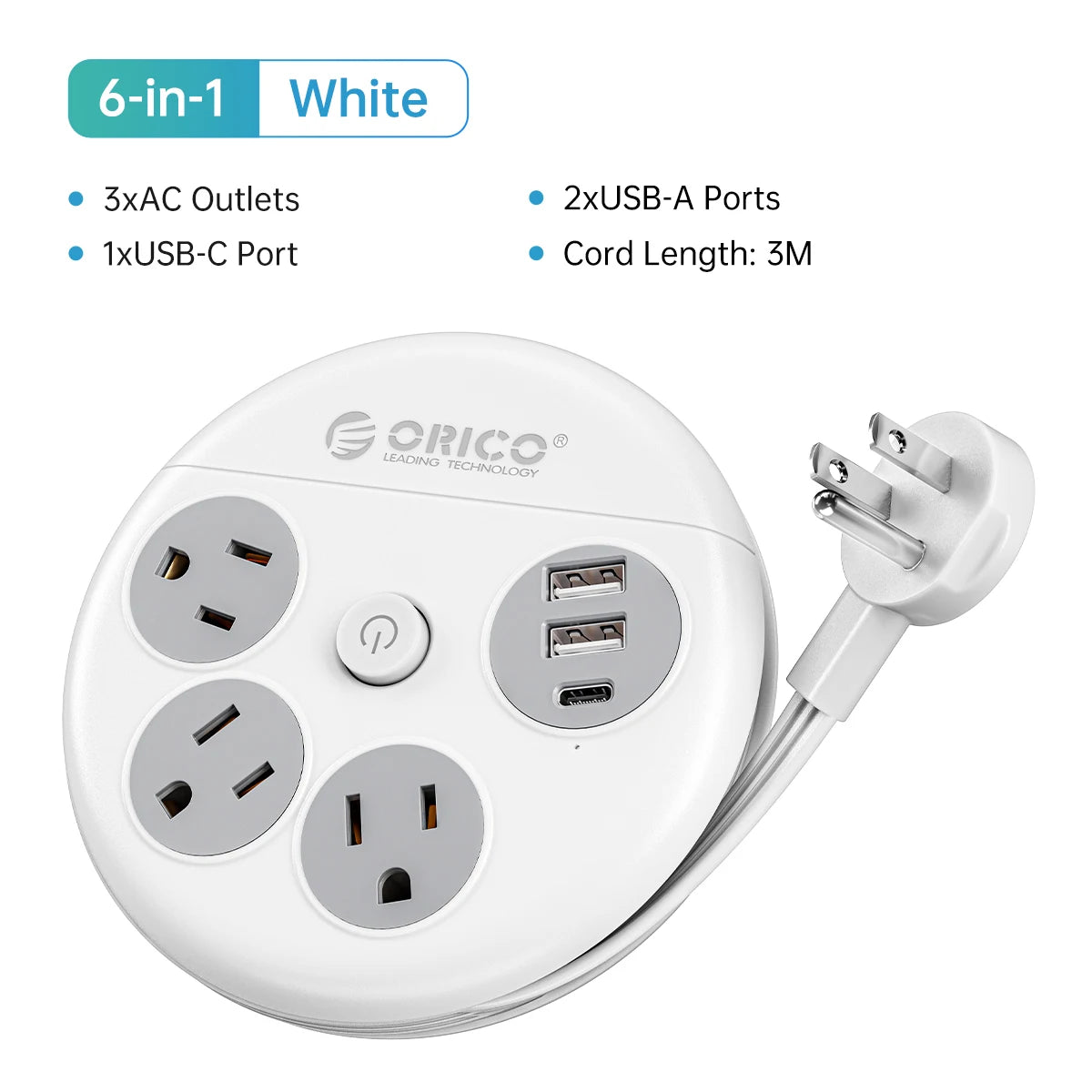 Steckdosenleiste Reiseadapter USB-C