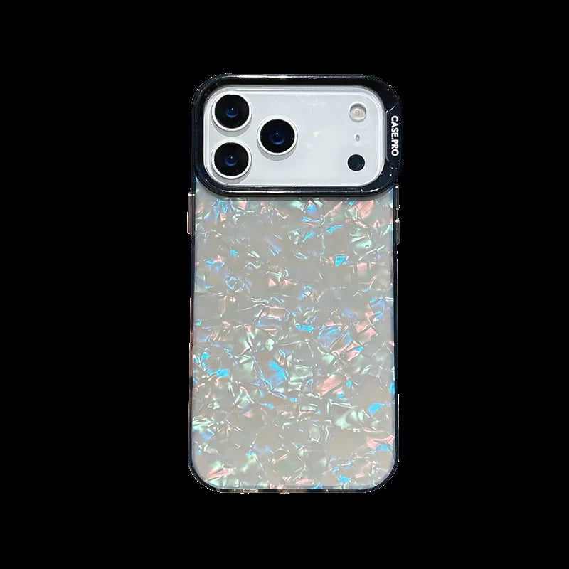 Luxuriöse Marmor Glitzer Hülle für iPhone 17 Pro Max