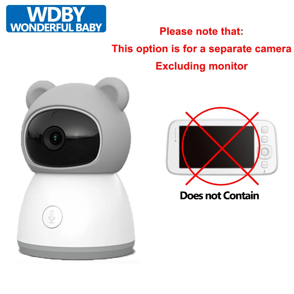 1080P Babyphone mit 5 Zoll Display und Temperatur