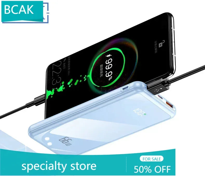 Powerbank 30000mAh mit Schnellladefunktion