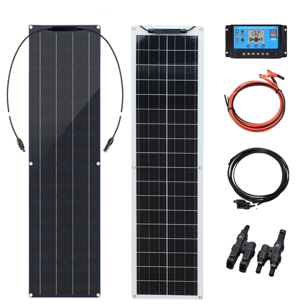 50W 12V Solarmodul Starter Kit für Wohnmobil & Camper