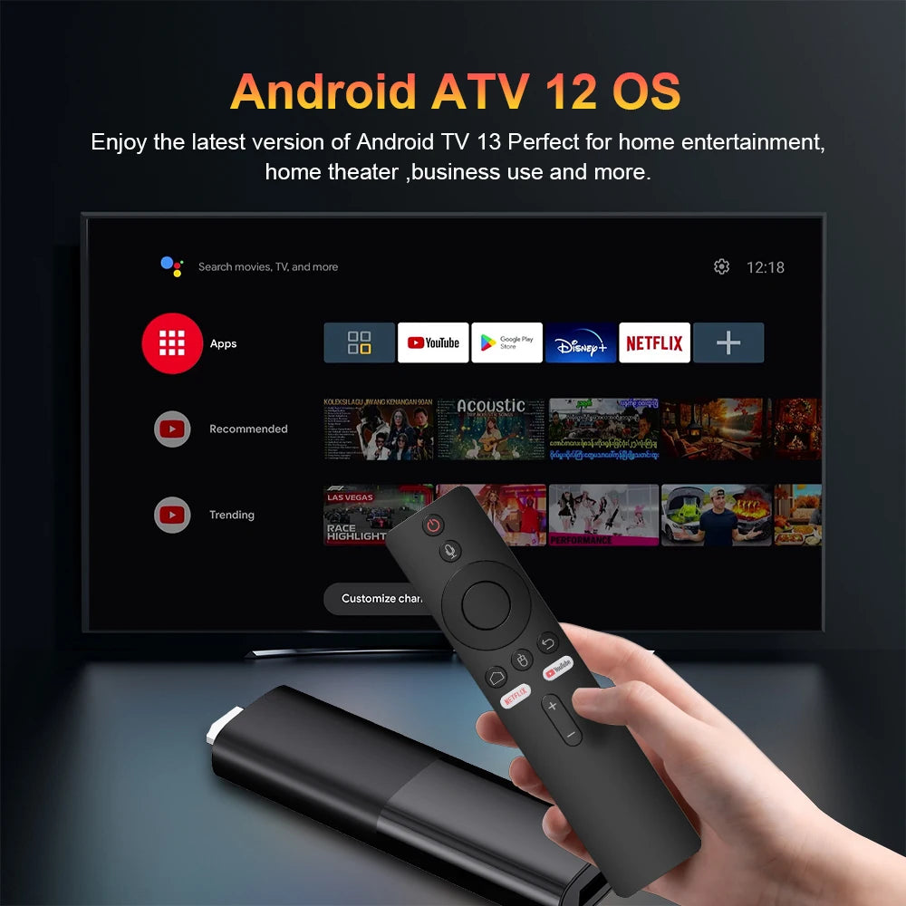 8K Android Smart TV Streaming Stick mit Sprachsteuerung