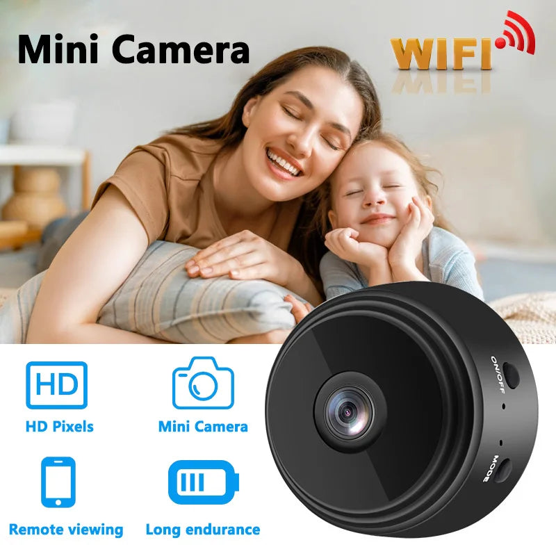 HD Mini WLAN Überwachungskamera 1080P Babyphone