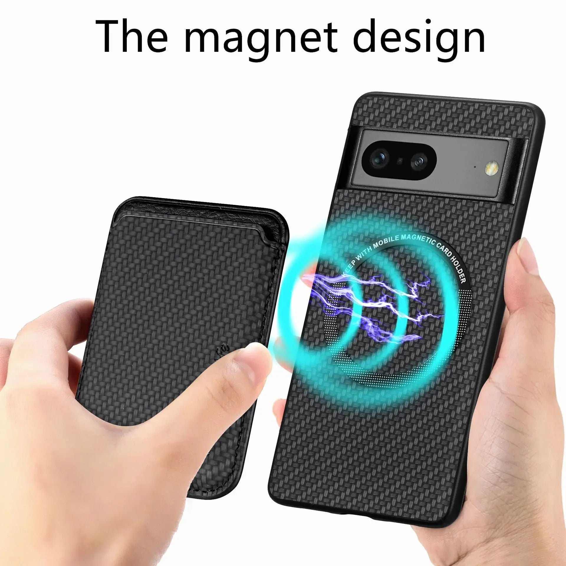 Magnetisches Kartenfach Case für Google Pixel 9 Pro XL
