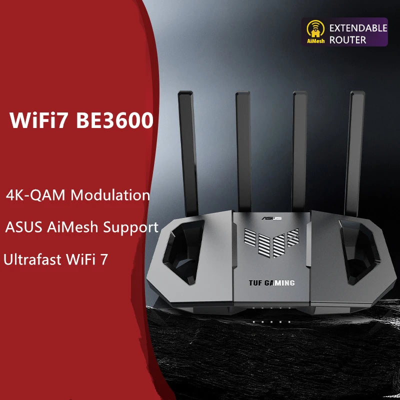 TUF Gaming WiFi 7 Router mit Gigabit und Ai Boost