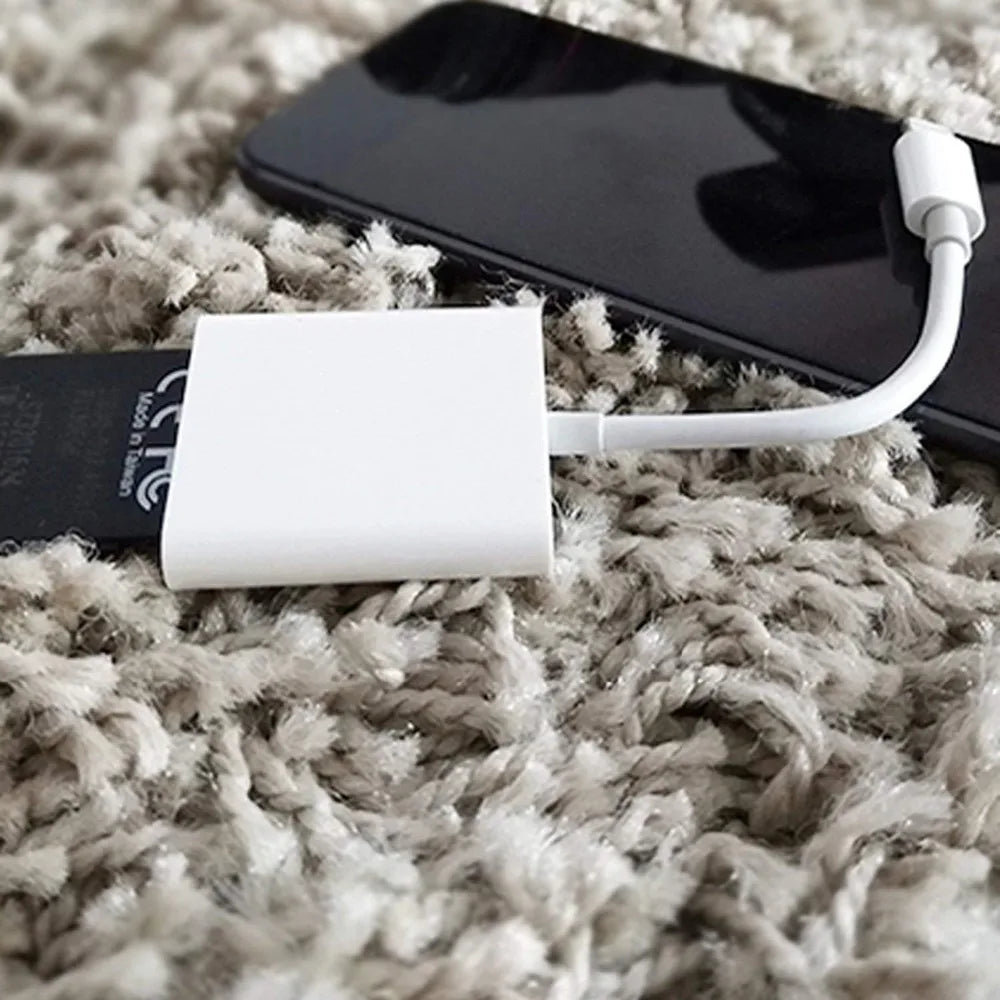 Lightning SD Kartenleser für iPhone iPad OTG Adapter