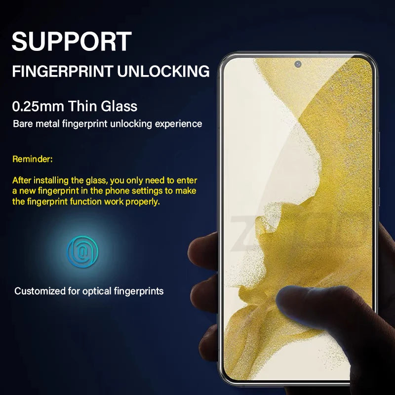 2er Panzerglas für Samsung Galaxy S21–S24 Ultra