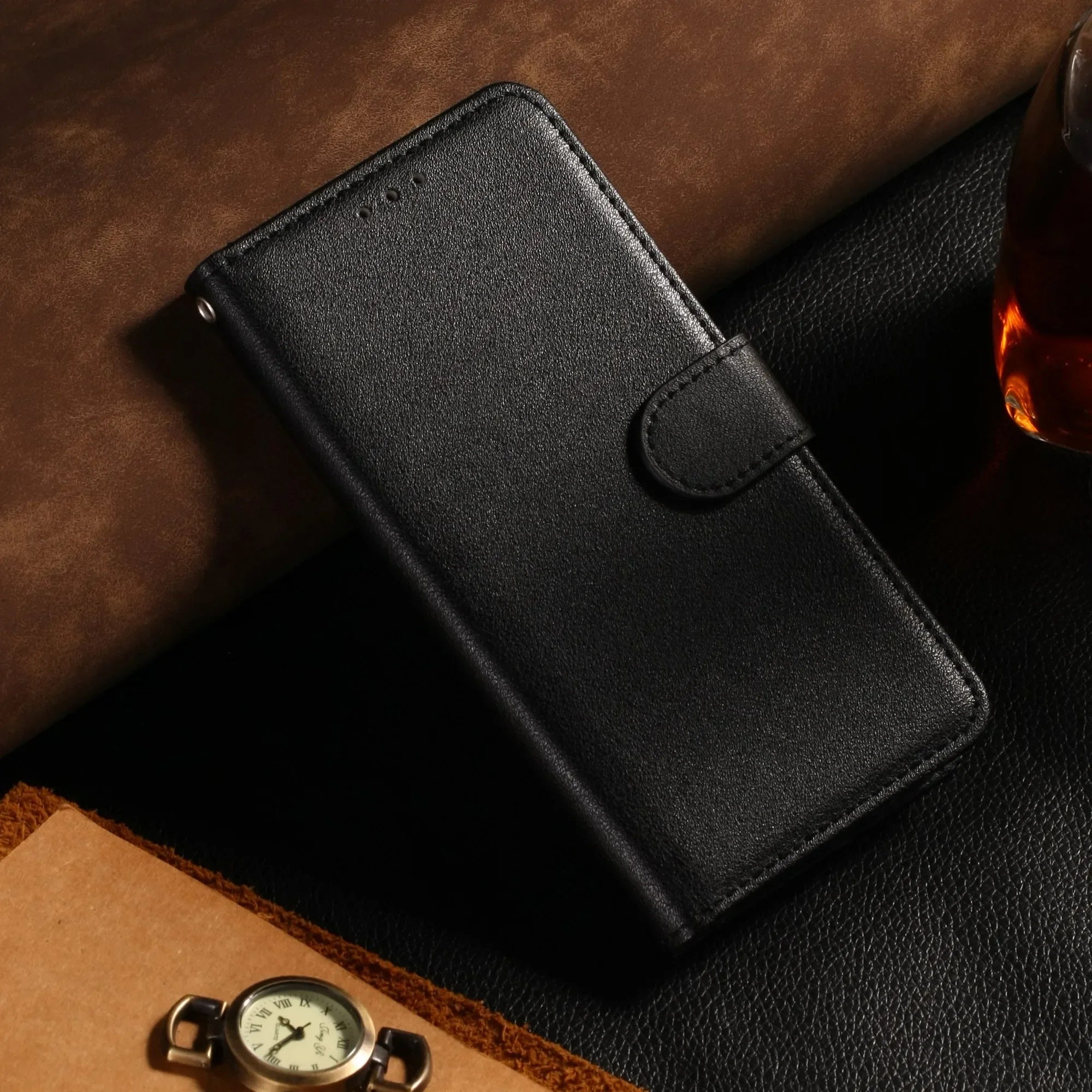 Für Samsung Galaxy Leder Flip Wallet