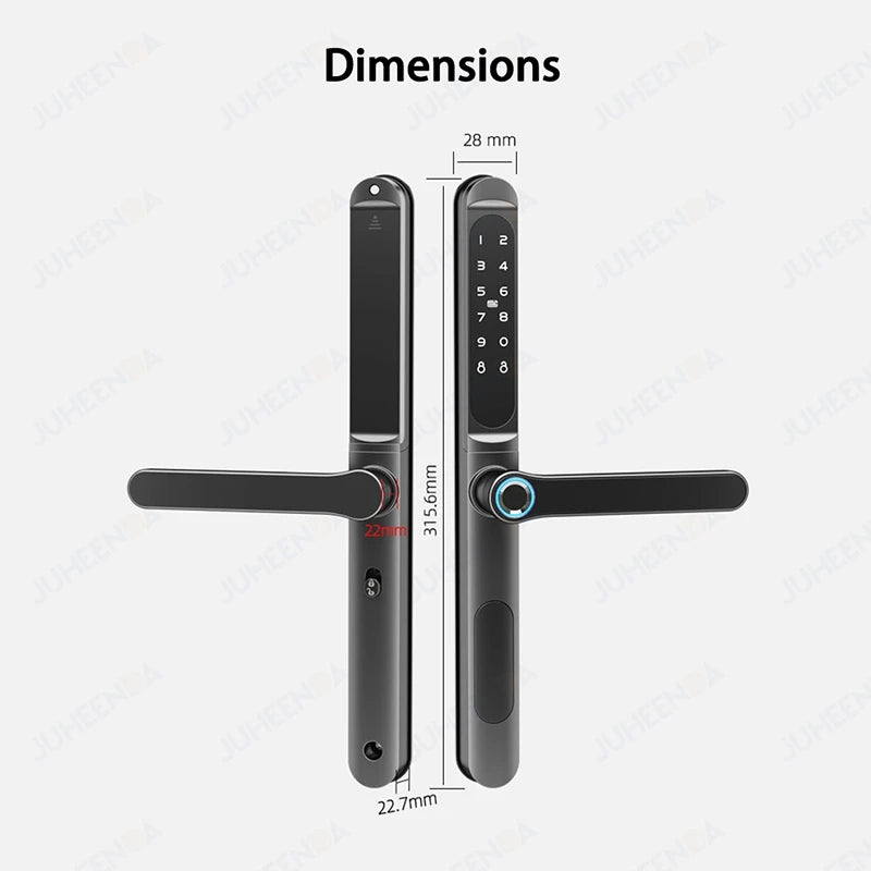 TTLock Aluminium Smart Türschloss Fingerabdruck Passwort RFID