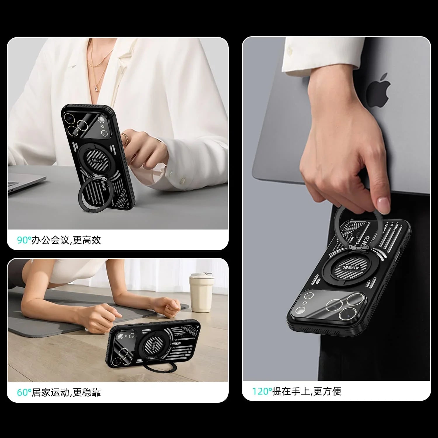 Magnetische Aluminium-Halterung Hülle für iPhone 17 Pro Max