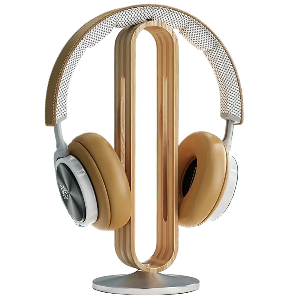 Bambus Aluminium Kopfhörerständer für Gaming Headsets