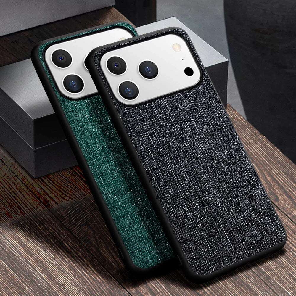 Hülle für iPhone 17 Pro Max Luxus Vintage Leder Bling
