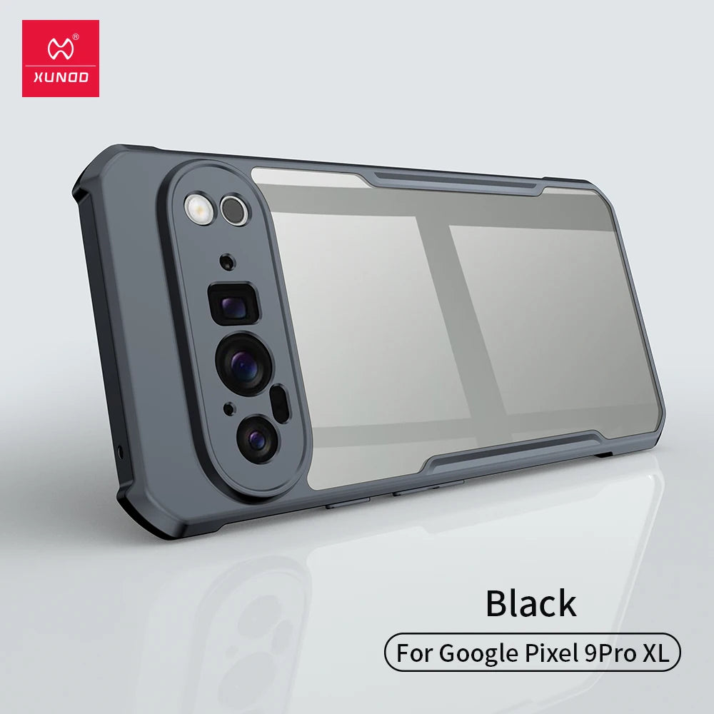 Stoßfeste Hülle für Google Pixel 9 Pro mit Linsenschutz