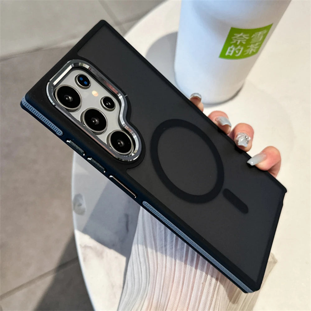 Luxus Magnetische Hülle für Samsung Galaxy