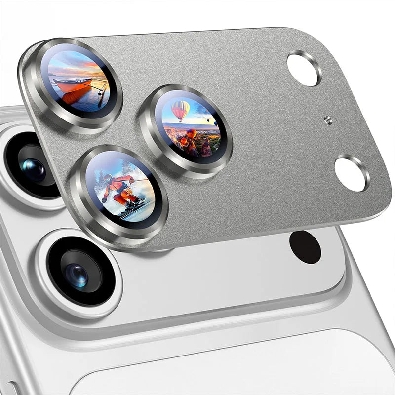 Aluminum camera lens protector for iPhone 17 Pro Max