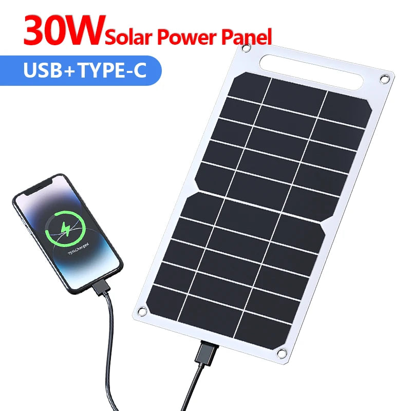 30W Solar-Powerbank wasserdicht für Reisen
