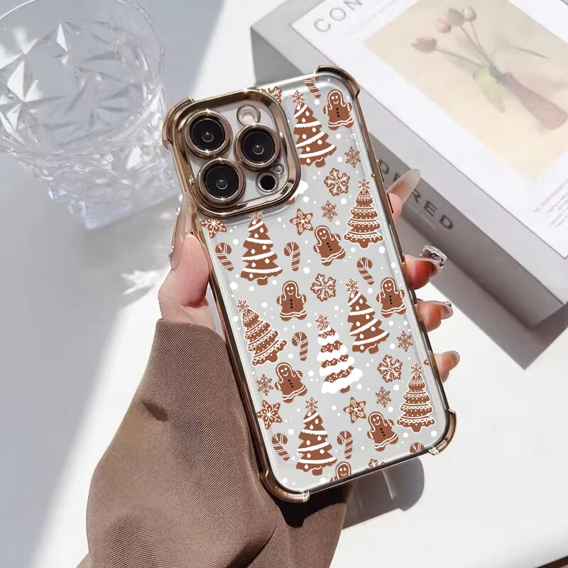 Winterliche Weihnachts TPU Silikonhuelle fuer Google Pixel 8 9 10 Schutz