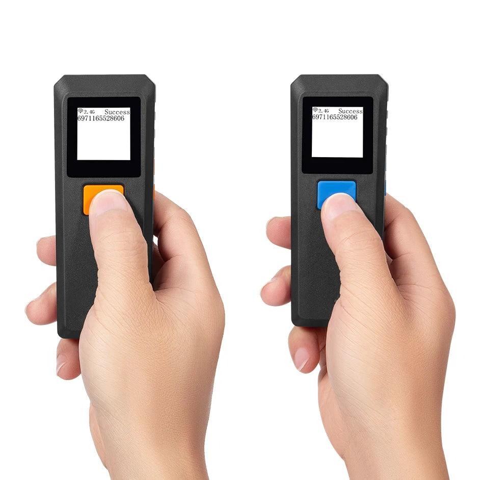 Tragbarer Bluetooth 1D 2D Laser Barcode Scanner Mini