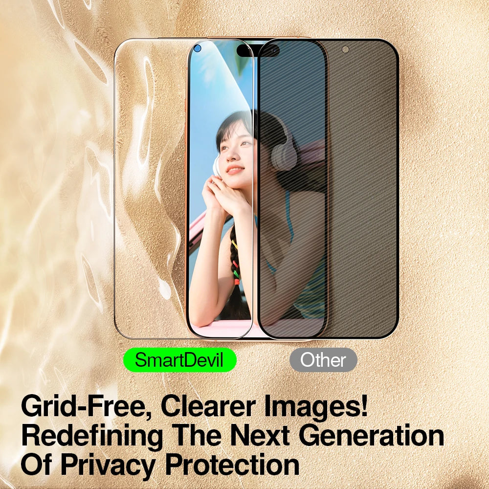 AR Privacy Screen Protector iPhone 17 Pro Max Glass Film