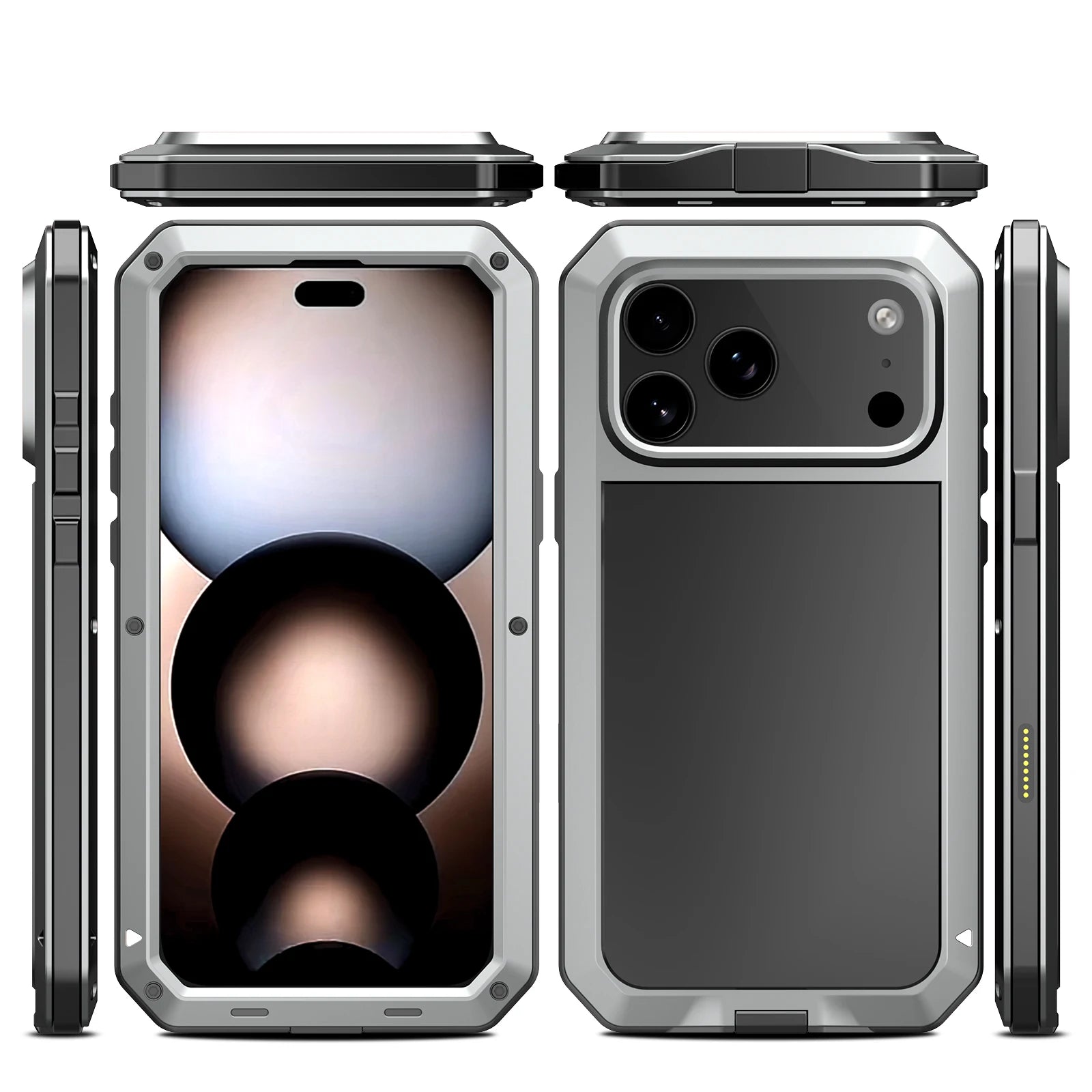 Robuste Metall-Schutzhülle für iPhone 17 Pro Max