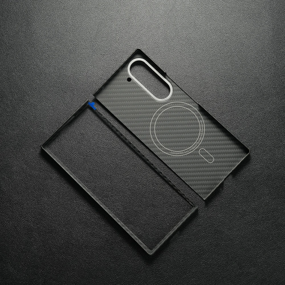 Echtes Fiber Magnet Case für Galaxy Z Fold 7/6 S25