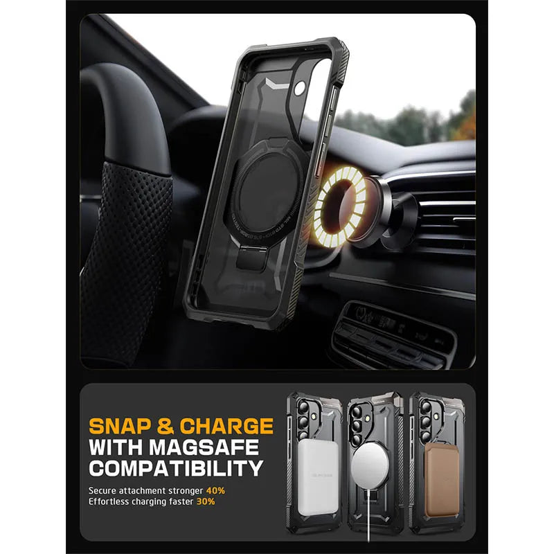 Magnetische Handyhülle mit Ständer für Galaxy S25 FE