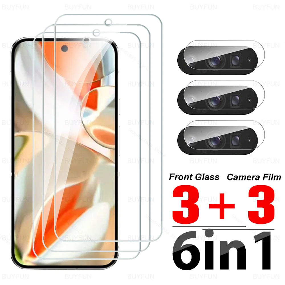 6-in-1 Panzerglas für Google Pixel Modelle