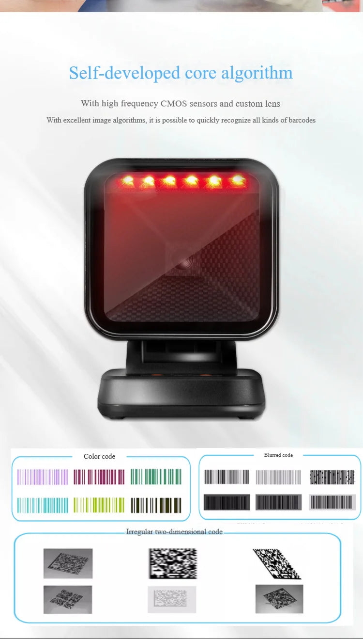2D QR Barcode Scanner mit Auto-Sensor für Kasse